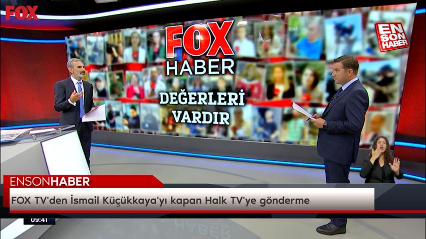 FOX TV’den İsmail Küçükkaya’yı kapan Halk TV’ye gönderme