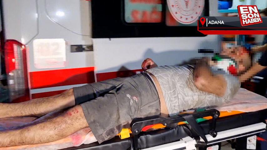 Adana’da hırsızlık şüphelisi, damdan düşerek yaralandı